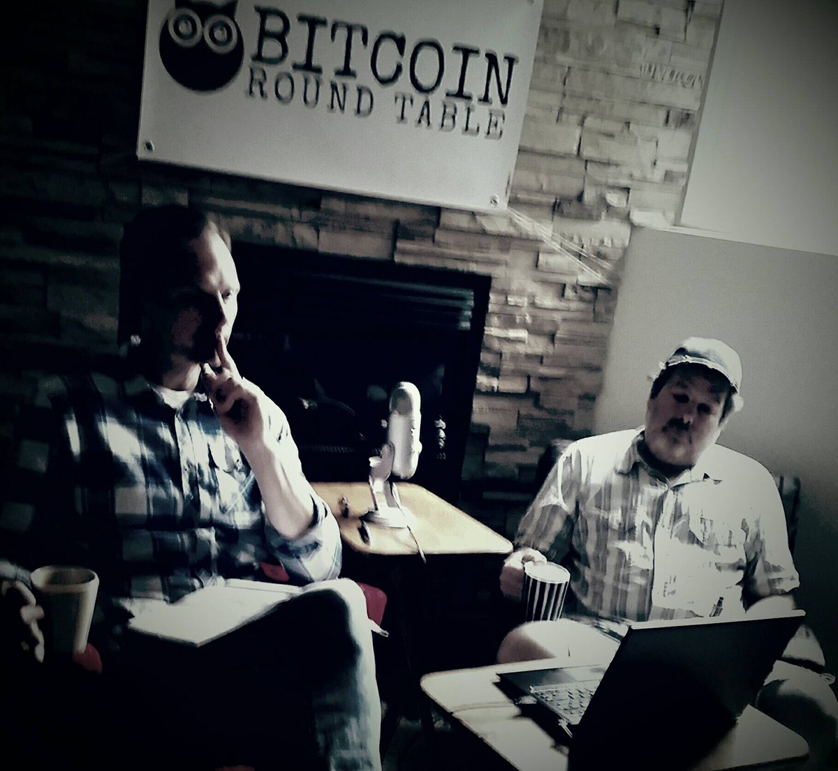 BitcoinRoundTbl's tweet photo. Love what we do! Some great interviews lined up! #podcast #podcastaddict #podcasting #podcastshow #show #episode #yeti #mic #broadcast #bitcoinroundtable #bitcoin #ethereum #monero #eos #xrp #ripple #crypto #cryptocurrency https://t.co/rWiQPWUyw2