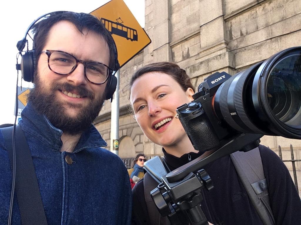 Filming at #MarchForChoice in Dublin! #TheNorthIsNext