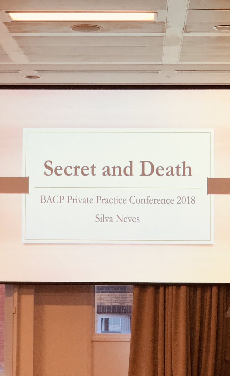 SilvaNeves3's tweet photo. It was great to learn from keynote speakers Julia Samuel and @MrJonnyBenjamin about loss and grief at @BACP  #ppConf2018 &amp; loved sharing my experience with others in my workshop Secret &amp; Death. I’m passionate about Continuous professional development. (And the Human Heart). ❤️ https://t.co/m8ni00Xusa