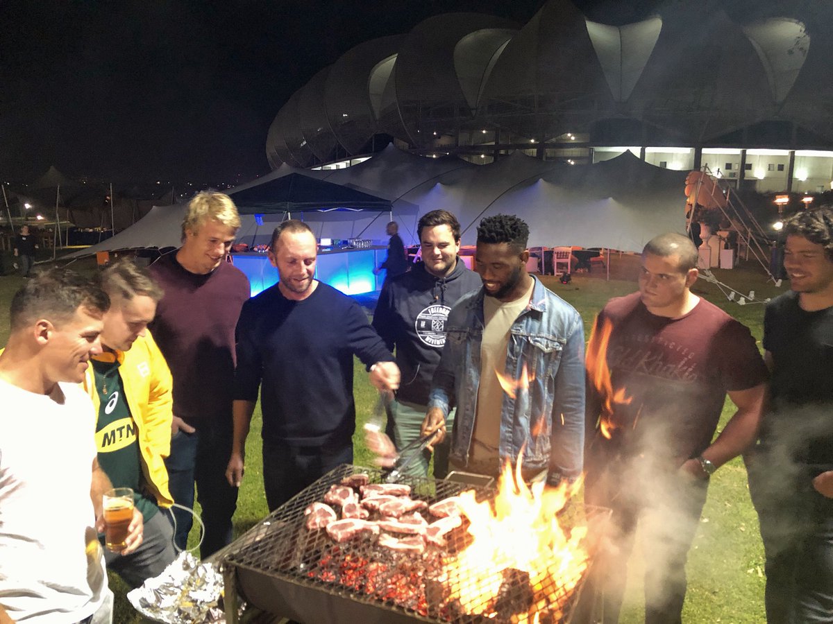 History will show that the Springboks annihilated Australia after I braaied them some lamb chops! 
#claimingit