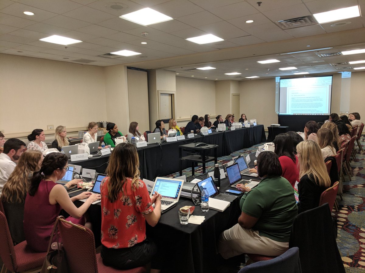 MNACOG's tweet photo. District VI #ACOGD6 Junior Fellow Council busy at work and leading #ACOG to improve patient care and training for residents! https://t.co/L2Q0M77Xlk