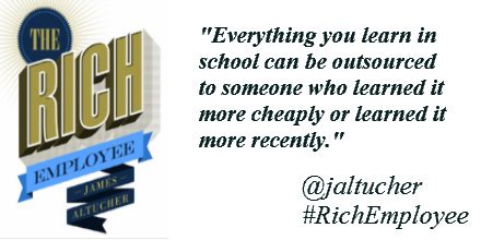 bluetortoiseai's tweet photo. Everything you learn in school can be outsourced... @jaltucher https://t.co/I4XjnwvyNu #quote #RichEmployee
#quote #motivation #goal #inspiration https://t.co/gY3M4dRE9Q