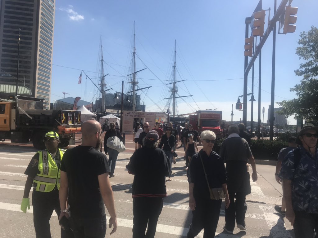 CITYpeekBalt's tweet image. All headed to the @BmoreBookFest at the #InnerHarbor! So many #books 📚 and #live entertainment #bookworm 🐛 #Free #FamilyFun