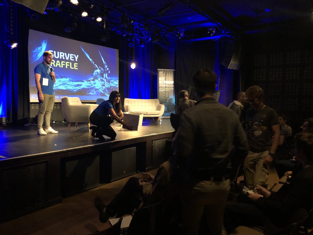 BeMyAppFR's tweet photo. #Buzzworkshop and finally the winner of the raffle is..Lucas! Luck was with you :) Enjoy the Intel Nuc #winner #gamedevs @IntelSoftware https://t.co/Uwtk0yQmtY