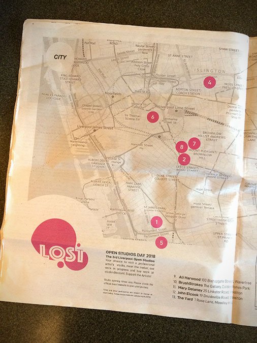 LivOpenStudios's tweet image. October issue of the fantastic @artinliverpool magazine has hit the streets today - check out the double-page map of #LOST18 artist open studio venues for Sat 13th Oct as part of @IndyBiennial