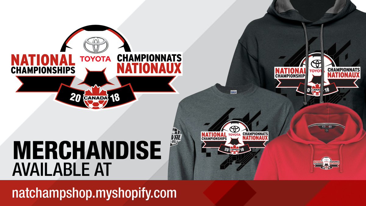 CanadaSoccerEN's tweet photo. Going to the 2018 Toyota National Championships next week? Buy your official merchandise! Available at our online store or on-site! https://t.co/Xob2ZKG1U5 https://t.co/WCPS7hnq7t