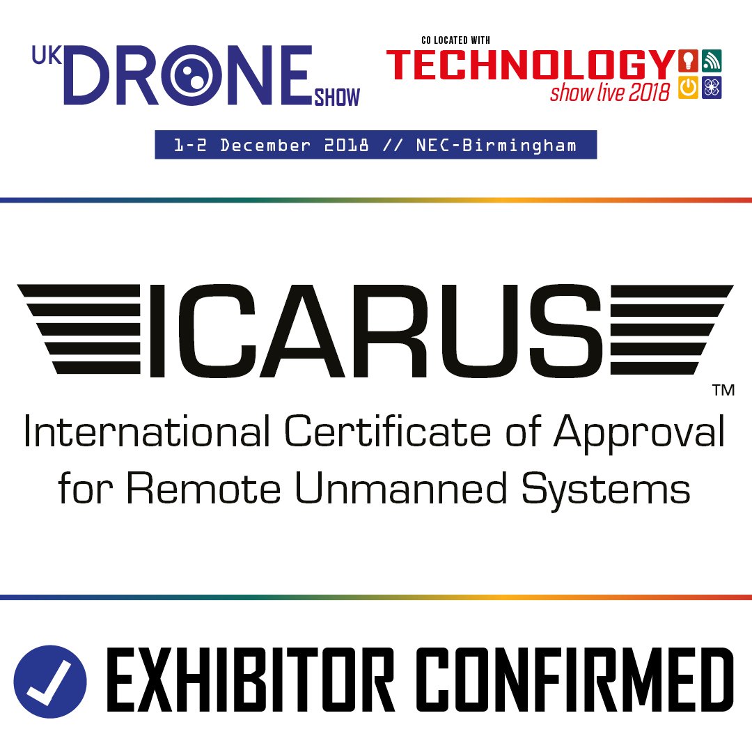 TechShowLive's tweet photo. 💥EXHIBITOR CONFIRMED
Icarus will be joining us at the show this year!
Don't forget to grab your tickets > https://t.co/P8R5sH0nhb
#TechShowLive #UKDroneAndTechnologyShowLive #ExhibitorConfirmed https://t.co/qTi3AwlBOi
