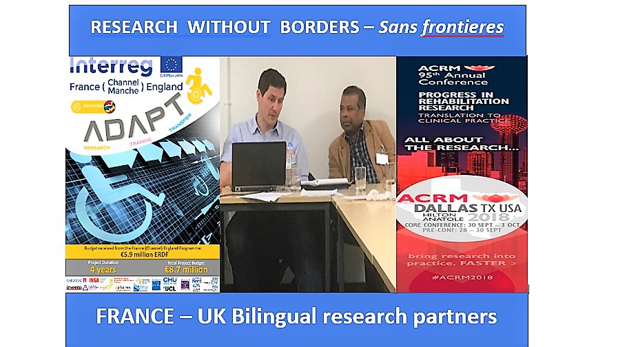 K_neurorobotics's tweet image. Leading UK-France #rehabresearch #ACRM2018 @DrSakel @EKHUFT &amp;amp; @NicolasRagot2 with #ADAPTProject @Channel_Manche @ACRMtweets @ACRMInternation @ACRMEarlycareer @ACRMconference @ACRMBrainInjur1 @ACRMStroke @ACRMNeurodeg @ACRMSCI @ACRMgeriatricR @SusanAcott goo.gl/KEdKnj