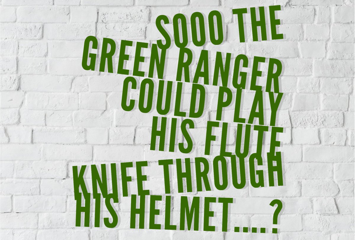 MenuhinHart's tweet photo. Word ? #PowerRangers #green #hmm #wtf https://t.co/mt8J03Tm8Q