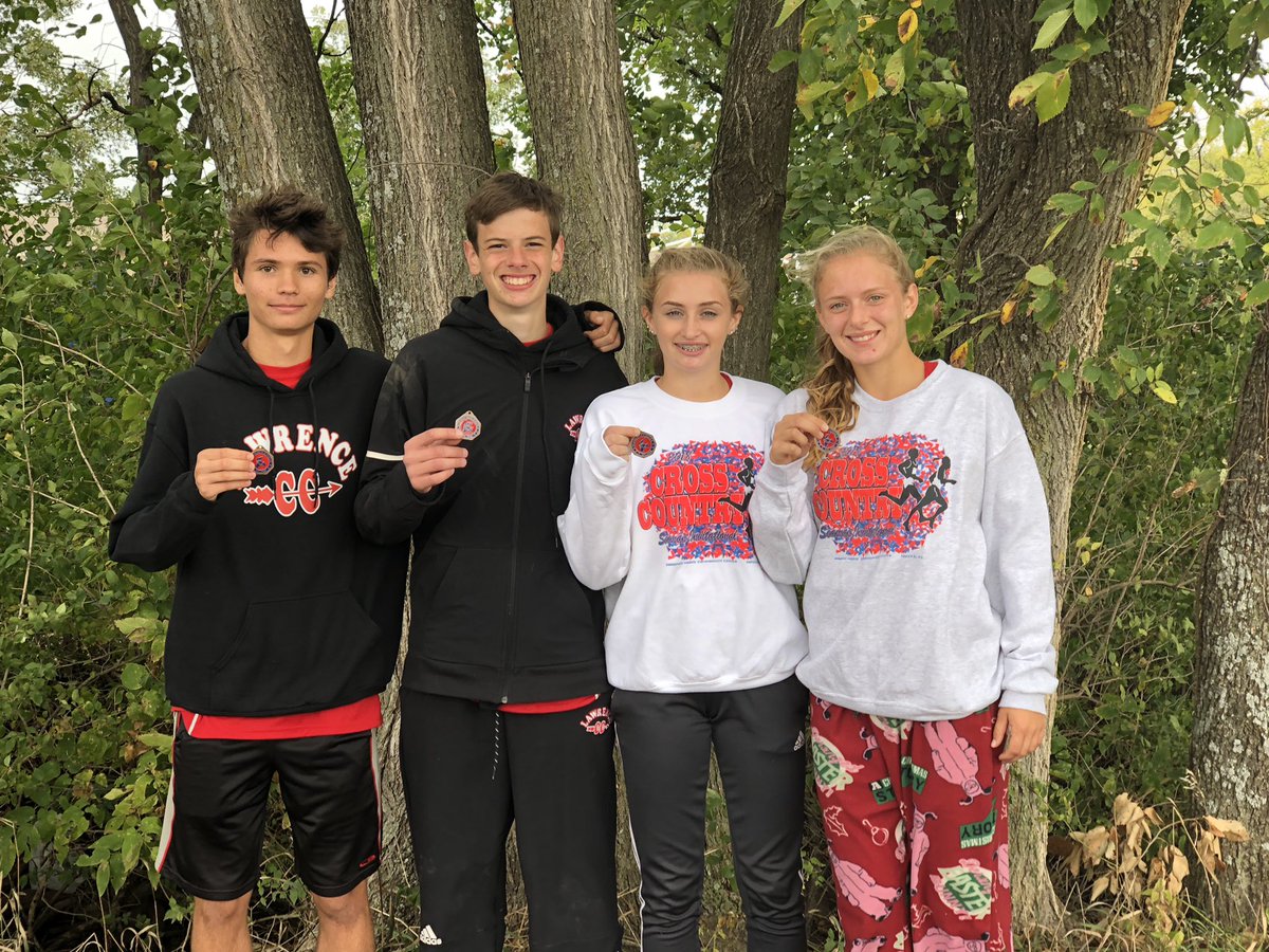 Lawrence High XC tweet media