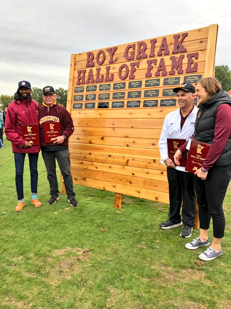 Congrats to our #Griak2018 Hall of Fame class! It’s our pleasure to celebrate <a href="/HassyHass35/">Hassy</a>, <a href="/RasaTroup/">Rasa Troup</a>, Dave Percival, and Gary Wilson today. 〽️🎉