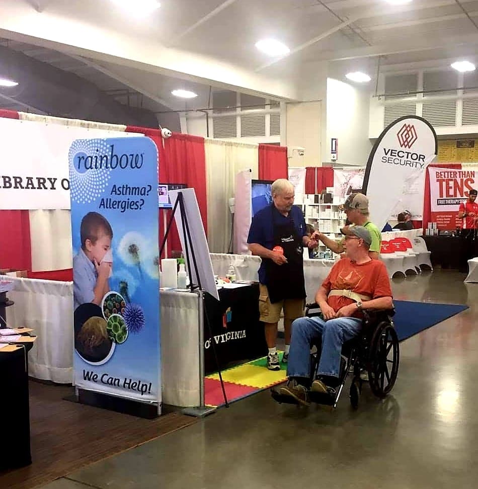 LibraryofVA's tweet photo. Our #StateFairVa booth is all about making connections.
Connect with us to learn how to connect with Virginia history and your ancestors! https://t.co/ehPdBI3Xi3