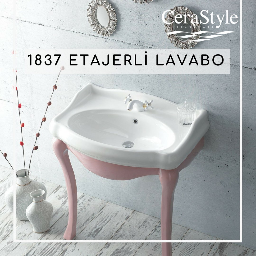 Klasik banyo tarzını sevenler için CeraStyle markalı 100 cm.' lik 1837 Etajerli Lavabo...
#armaseramik #cerastyle #etajerlilavabo #klasikbanyo #banyo #banyodekorasyonu #bathroom #bathroomfurniture #bathroomdecor #victorianbathroom #classicbathroom