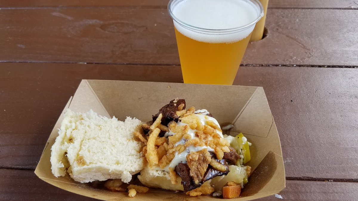 AOVlogs's tweet photo. We are at Food and Wine Festival today in the sweltering heat but enjoying some good food and drink https://t.co/BtX6CtnR34