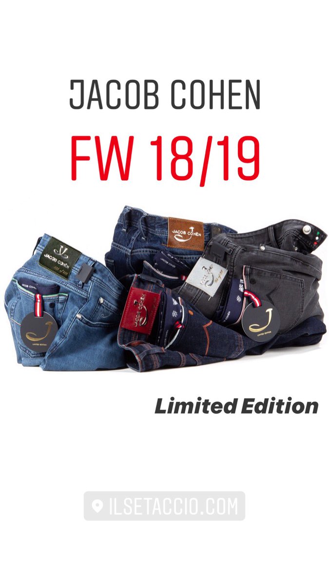 ILSETACCIO1983's tweet photo. We are glad to show you the best Jacob Cohen product: the LIMITED EDITION.
4 different washings, true to the last detail 👖👖
Avaialable on SHOPONLINE and boutique 🛍
#ilsetaccio #shoponline #expressshipping #dhl #ups #menstore #jacobcohen #jacobcohën #limitededition https://t.co/APoShJkgu8