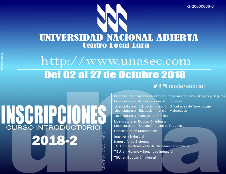 UNALARAOFICIAL's tweet photo. REQUISITOS:
- Dos Fotos tipo carnet
- Original y dos fotocopias de los siguientes documentos: Título de Bachiller; Cédula de identidad; Certificación de Calificaciones de Educación Básica, Media Diversificada.
Más información:
https://t.co/vzMoEyLktr
#unasomostodos
#unalara https://t.co/u1yowbYJvM