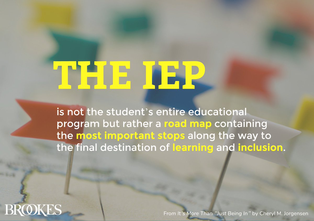 Brookes Publishing On Twitter The Iep Is Not A Student S