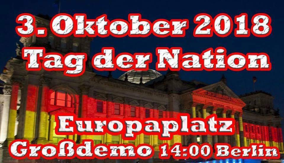 cwantispam's tweet photo. Kommt bitte zahlreich zum Tag der Nation!!!
Ich fahre dafür 1200 km (2x600 km) https://t.co/JQu7PnvTRx
#TagDerNation https://t.co/12nB0C0dK7