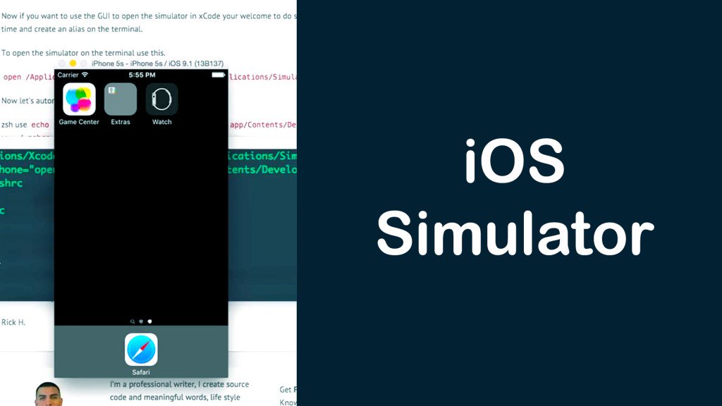 jsecademy's tweet photo. How to launch the iOS Simulator from Terminal? https://t.co/CG6HqGrjrK https://t.co/6TLONGZ7K9