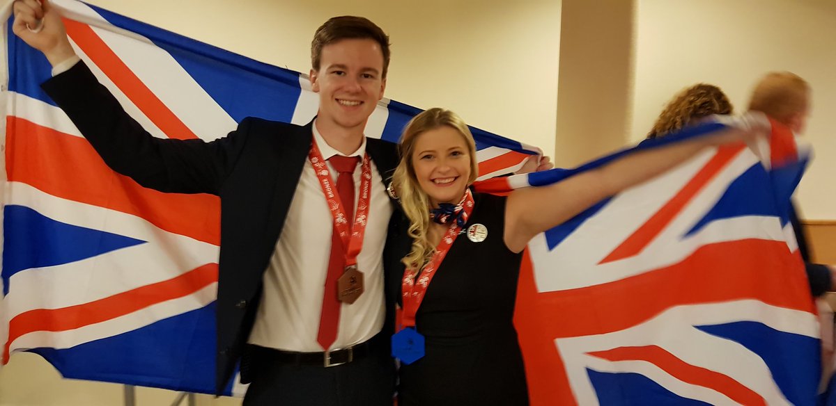 Rewarded for their performance- <a href="/RossMegahy/">Ross Megahy</a> and <a href="/nicolle_finnie/">nicolle finnie</a> <a href="/CofGCollege/">City of Glasgow College</a> <a href="/NCLanarkshire/">New College Lanarkshire</a> #teamUK