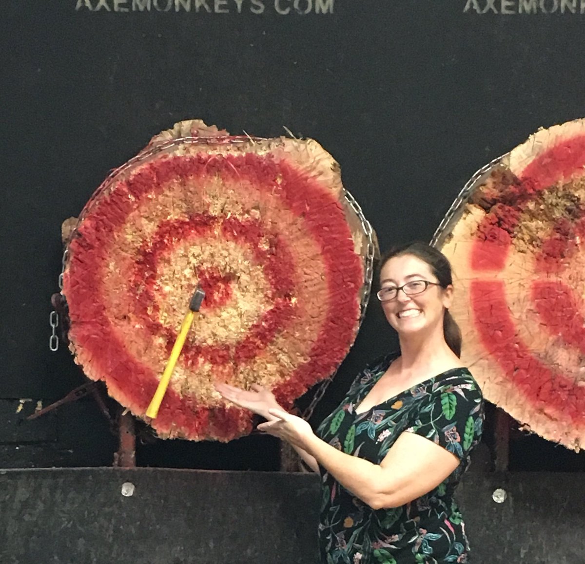 ginnymo06's tweet photo. How teachers blow off steam on the weekend! #axemonkeys https://t.co/Y2cONqJkr7