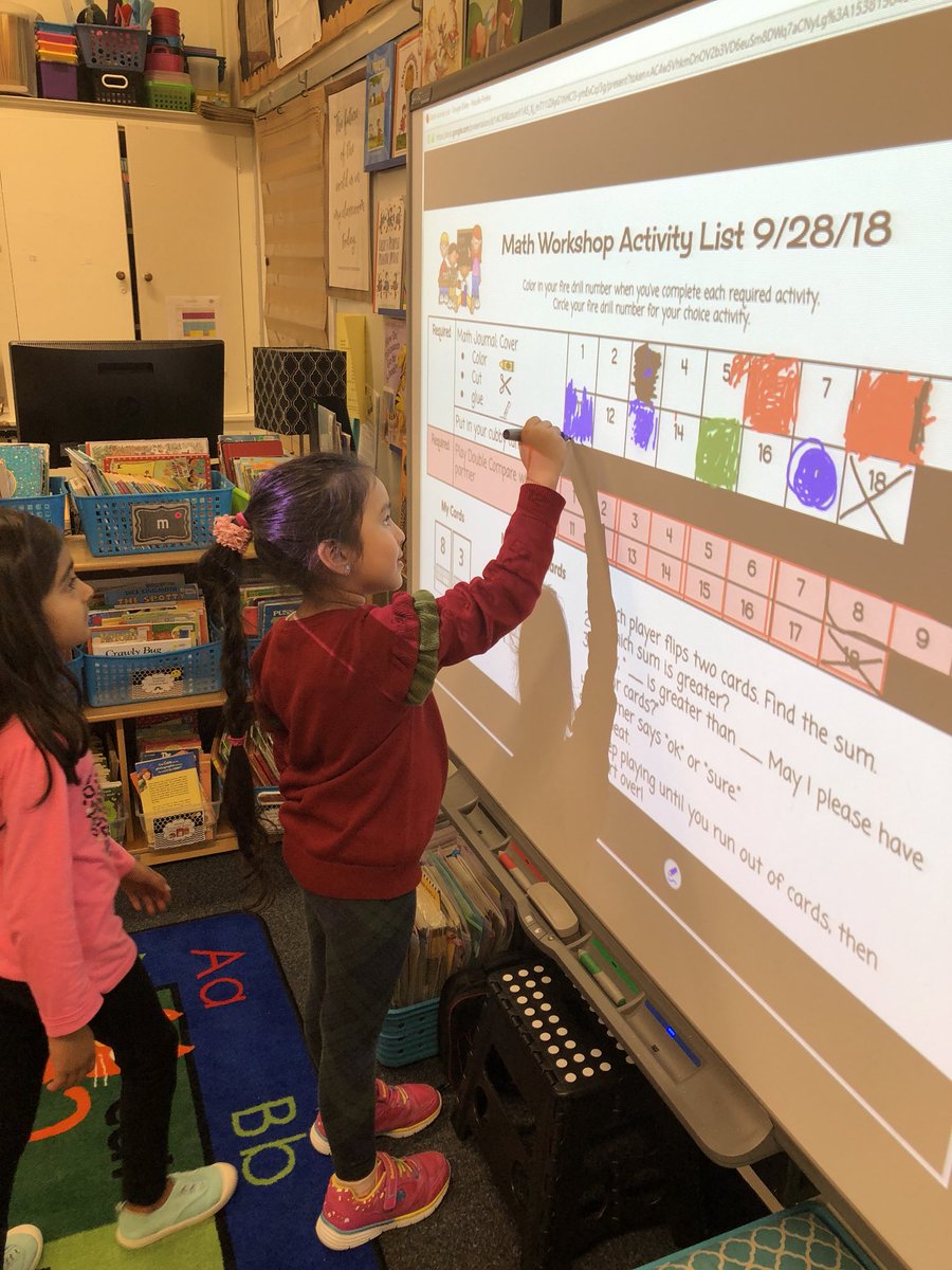 First graders using their activity list to guide their learning in Math yesterday. #mjBTSNshowcase <a href="/SBSDMJ/">Monmouth Junction ES</a> <a href="/IDECorp/">IDE Corp.</a> <a href="/ShaneJohnsonIDE/">Shane Johnson</a>