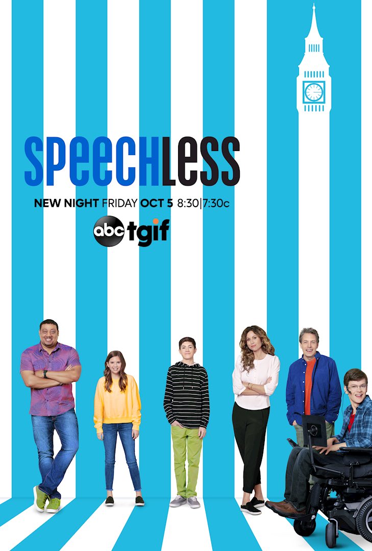 micahdfowler's tweet photo. We’re going to LONDON! Tune in this Friday, Oct 5 as Season 3 of @Speechless_ABC starts! 8:30|7:30c. Cheerio! #speechlessabc https://t.co/qAHGBOn3OX