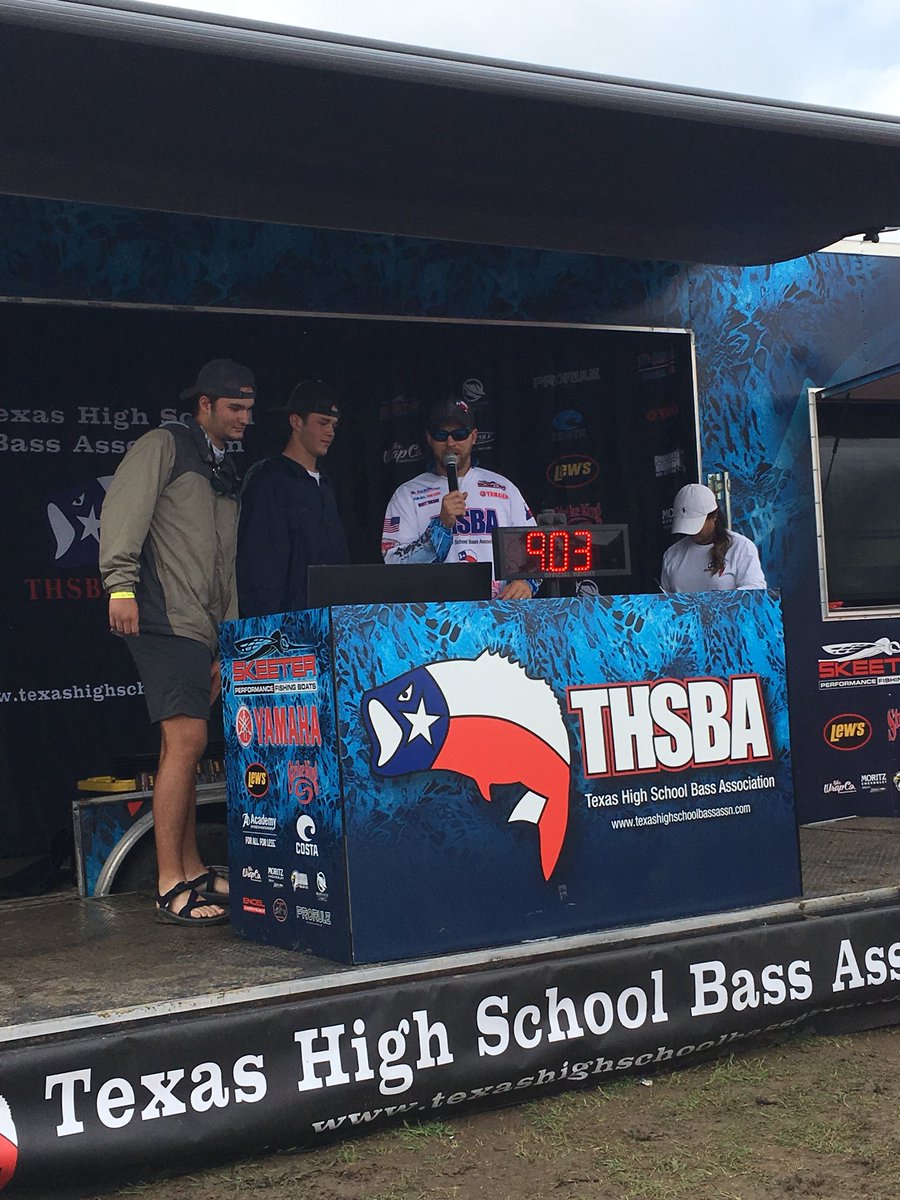 SHBearcatBF's tweet photo. Final results are in!

Team Steele/Bethel finished 13th!  (Out of 200 boats)

They both took home a $40 gift card to Academy, and a BIG point haul to carry over to next month, where the boys will be on Lake Lavon.

GREAT JOB! https://t.co/eYbwaFnlbr