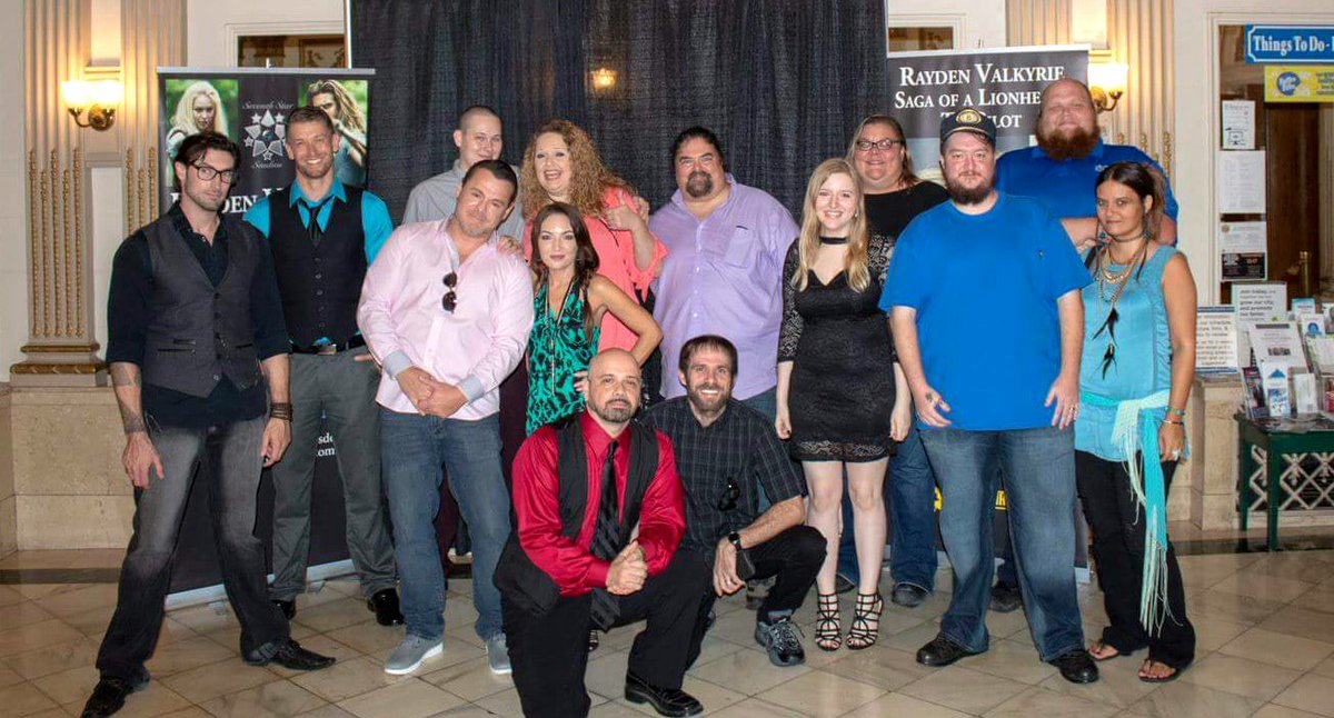 RaydenValkyrie's tweet photo. Some of the #RaydenValkyrie cast & crew at the premiere. #RaydenStrong πͺ https://t.co/VBrT8n0IVH