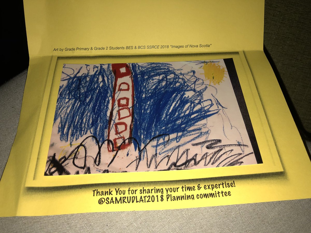 Lkennedy37's tweet photo. Congratulations @SSRCE_NS on a very successful @SAMRUDLAT2018 conference Many hours will be spent reflecting on &amp; incorporating @rubenrp ideas TY for the very thoughtful presenter gift https://t.co/Su0MMc6Mgi