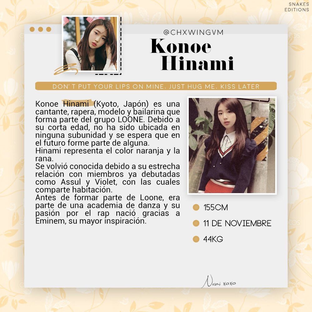 loonetwt's tweet photo. Get to know Hinami (히나미) our eighth member♡ https://t.co/f6HOKWtQl4