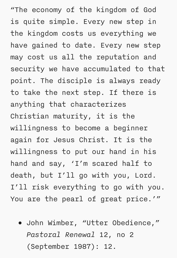 vineyardsvs's tweet photo. Become a beginner again... #johnwimber https://t.co/avGfkzQL7A