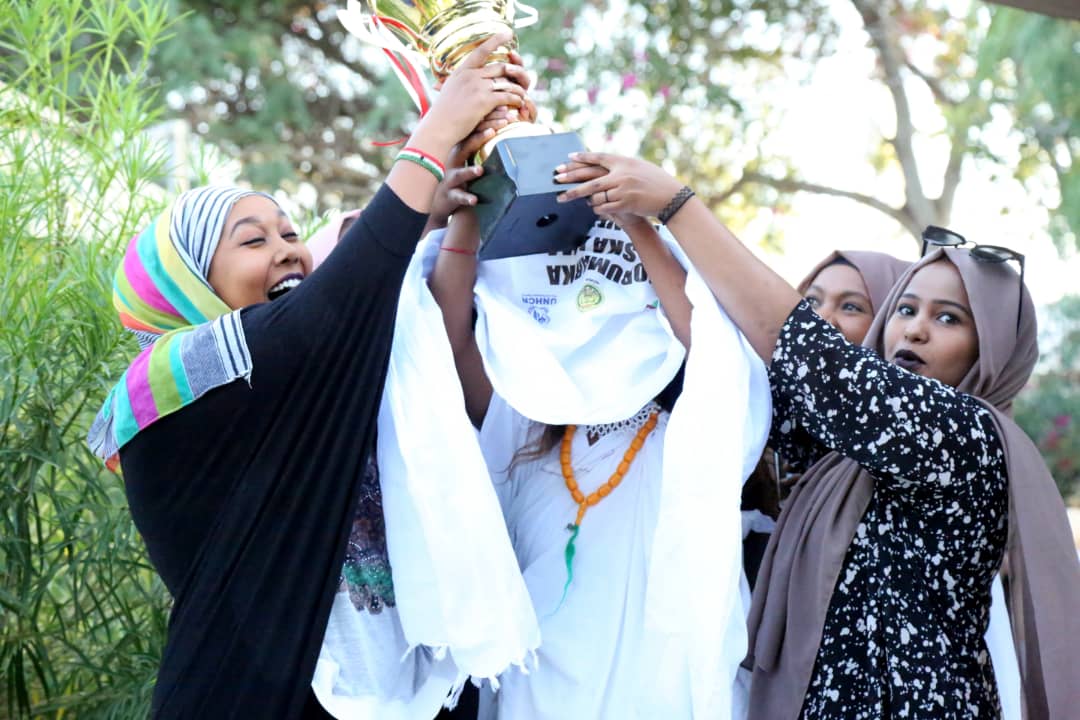 ccbrs5's tweet photo. Football Tournament Award among young female and youth boys refugees has also presented during the cultural events conducted by CCBRS on 27, Sep,2018 https://t.co/qNNOwilsTf