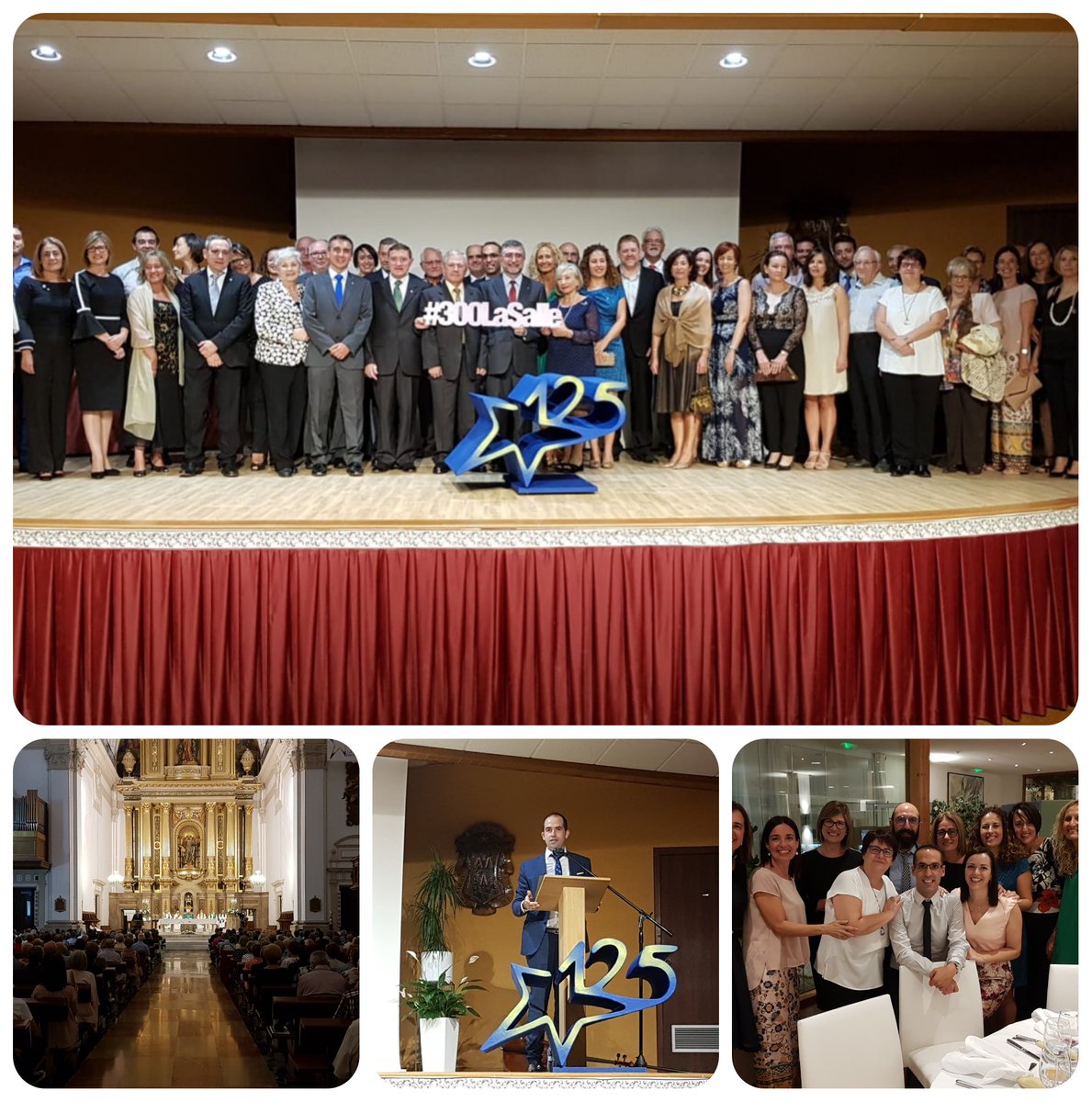 lasalleblo's tweet photo. Queda inaugurado el 125 aniversario de La Salle Benicarló. #125LaSalleBenicarlo https://t.co/tplxtyoACb
