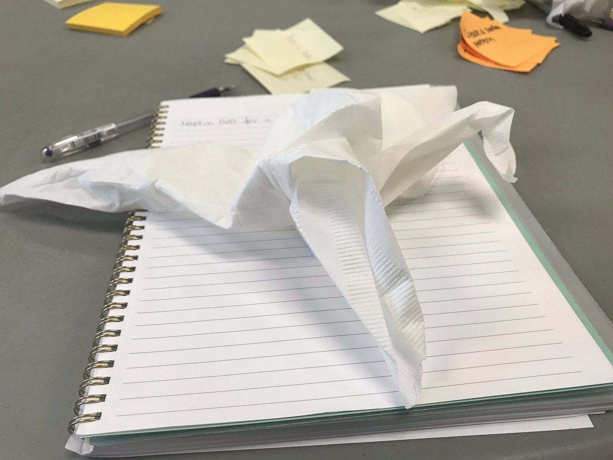 hmeceducator's tweet photo. 1st Session w/ @lndeutsch 
Hands on experience to put human centered mindsets into action to build a community of learners who will learn to take risks, problem solve creatively &amp; collaborate. 
#humancenteredmindset #innovativemindsets #DesignCampBC #sd36learn #ADST #collaborate https://t.co/Bln5vSIxgX