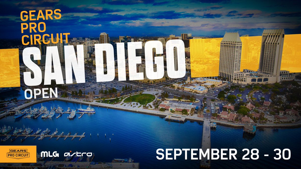 GearsEsports's tweet photo. Don't miss out on all the action at #GearsSanDiego:

👀 Watch: https://t.co/6Rp7mmPuYq  to win prizes and claim BRAND NEW SKINS!

📺 @WatchMixer Bravo Stream: https://t.co/ay4EMwyNol 

⚙️ Event Page:  https://t.co/lGXZmpJ02q

💻 Watch N Win: https://t.co/n1obrwBXU3 https://t.co/gF7sA0DgFG