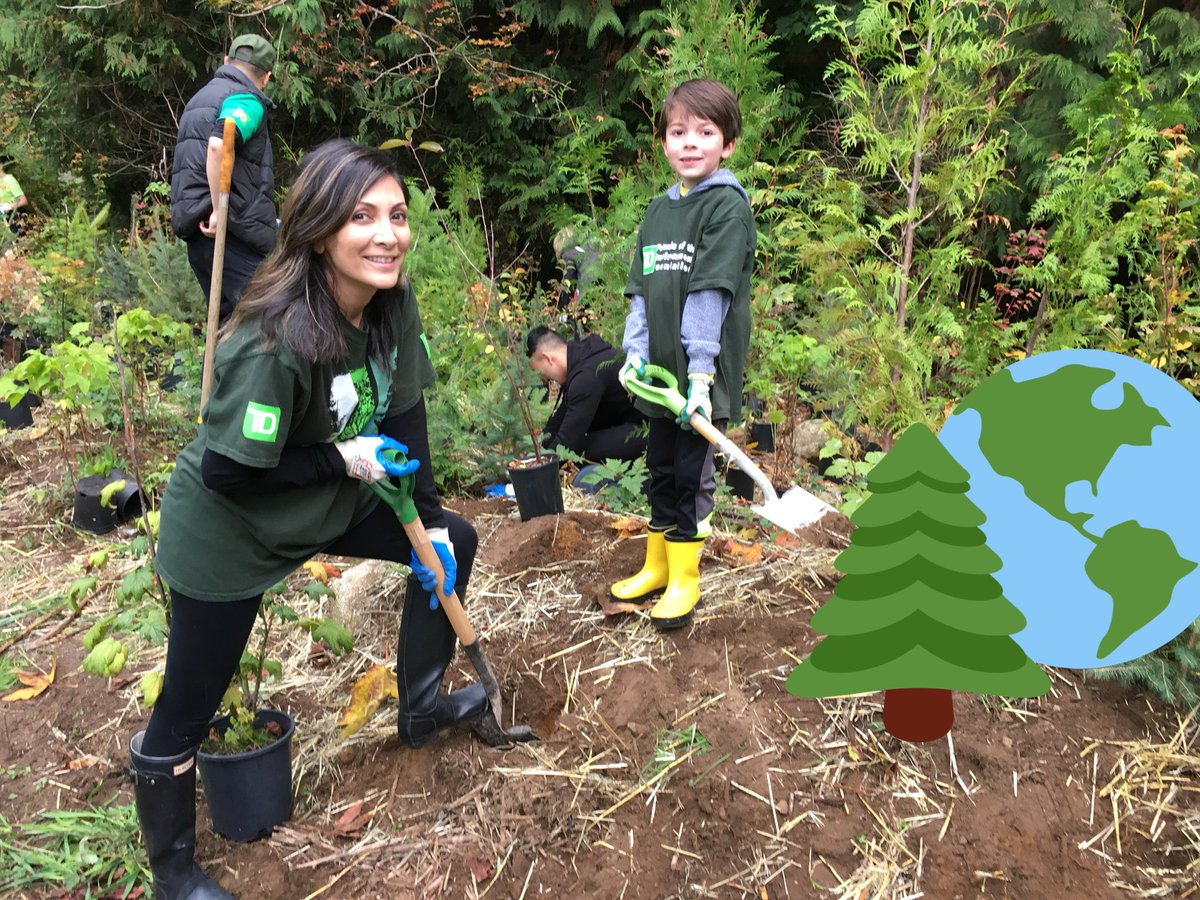 #TdTreedays is a family affair! #dosomegood