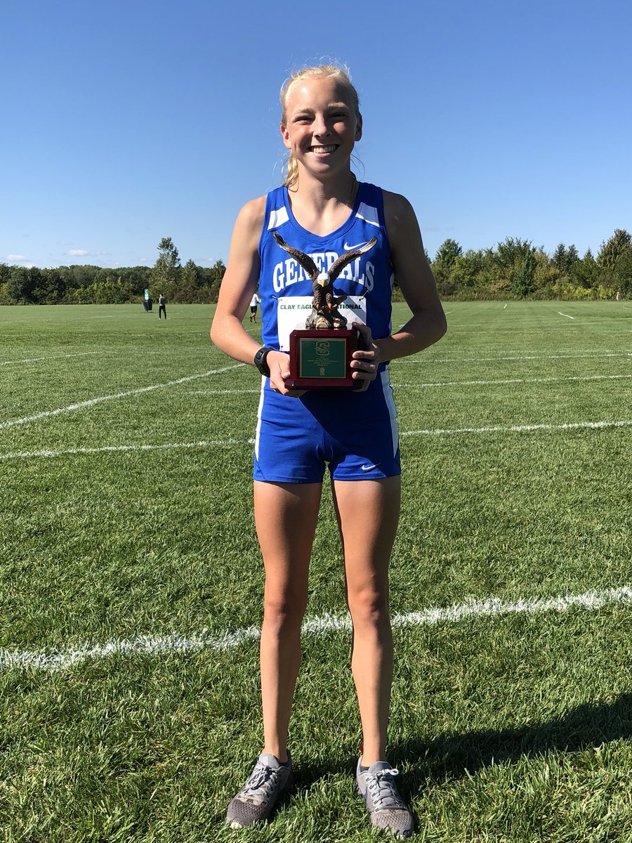 AWXCTF's tweet photo. Congratulations to Ana Karmol on win at this morning’s Clay Eagle Invite! A great and fitting trophy too! https://t.co/Ty30Yzc0mn