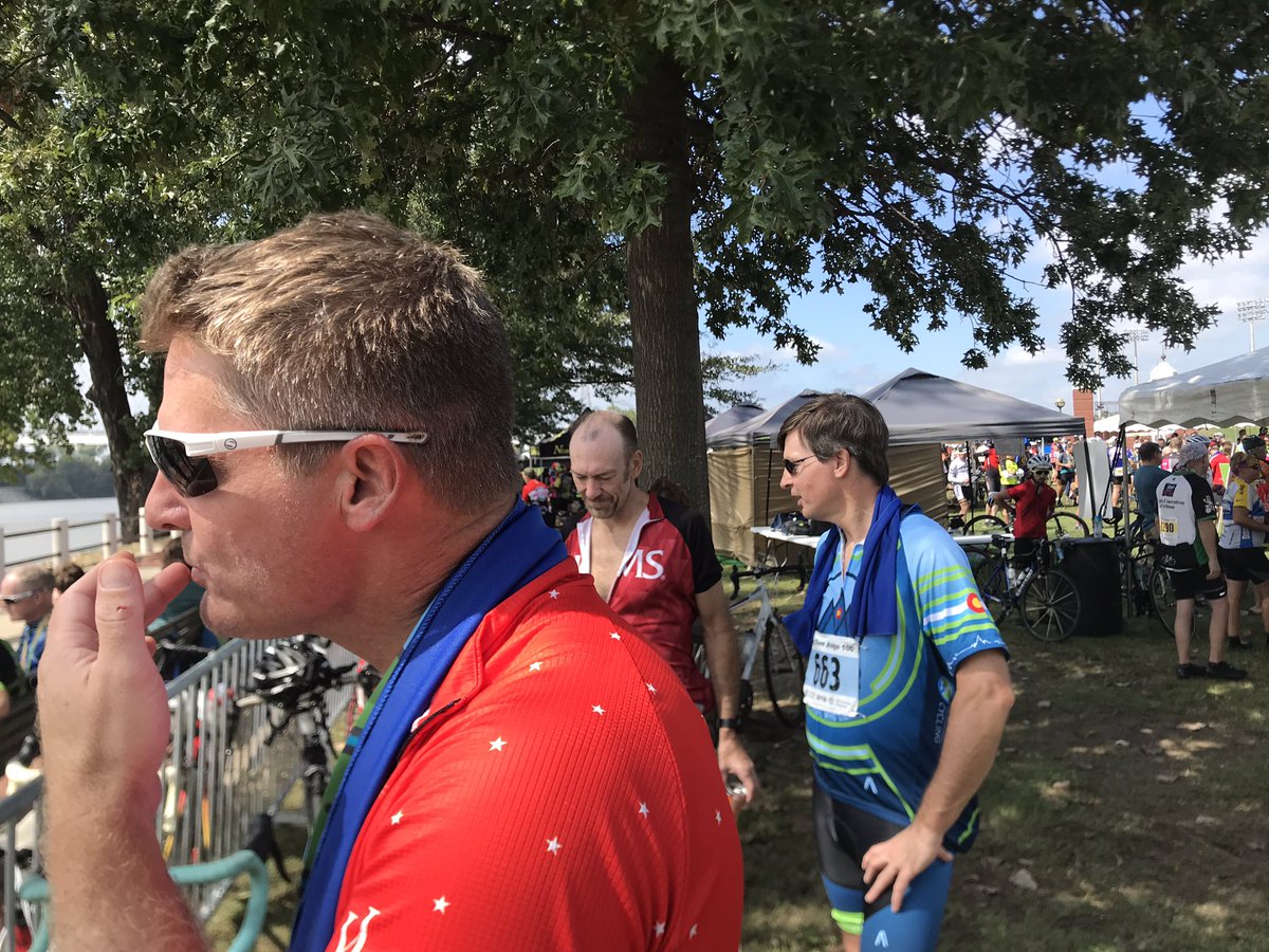 ccowgill's tweet photo. The 2018 #RFTLC is over, all riders in safe.  Steve was the winner with a near sub 5. https://t.co/TDlqyWeJfN