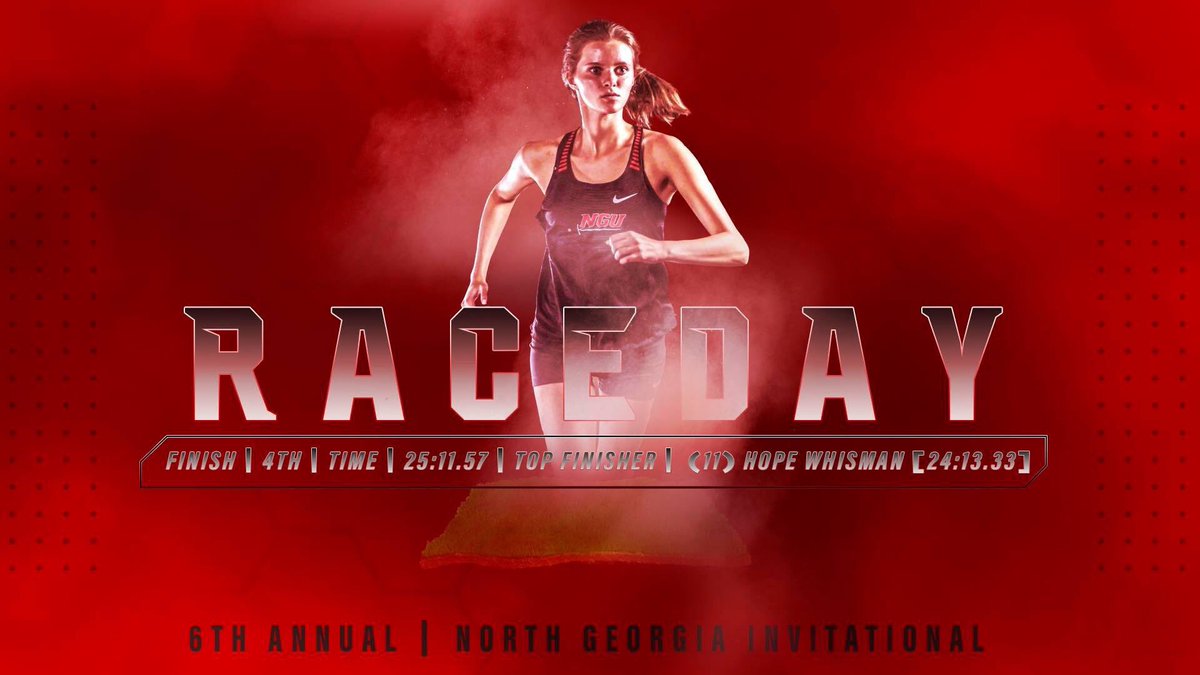 ngutfcc's tweet photo. UNG Results: Women Finish 4th, Men Finish 7th! #NGUXC #CarryTheShield 🛡 https://t.co/FNc7u2NX51