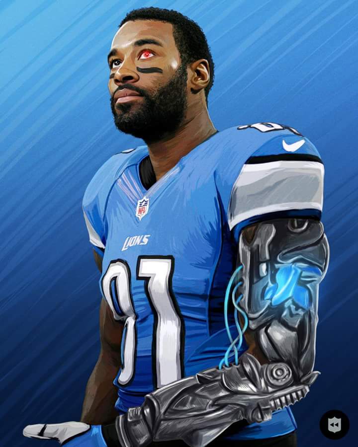 MEGATRON!   Let\s all wish Calvin Johnson, Jr. a HAPPY BIRTHDAY!  (via NFL Throwback) 