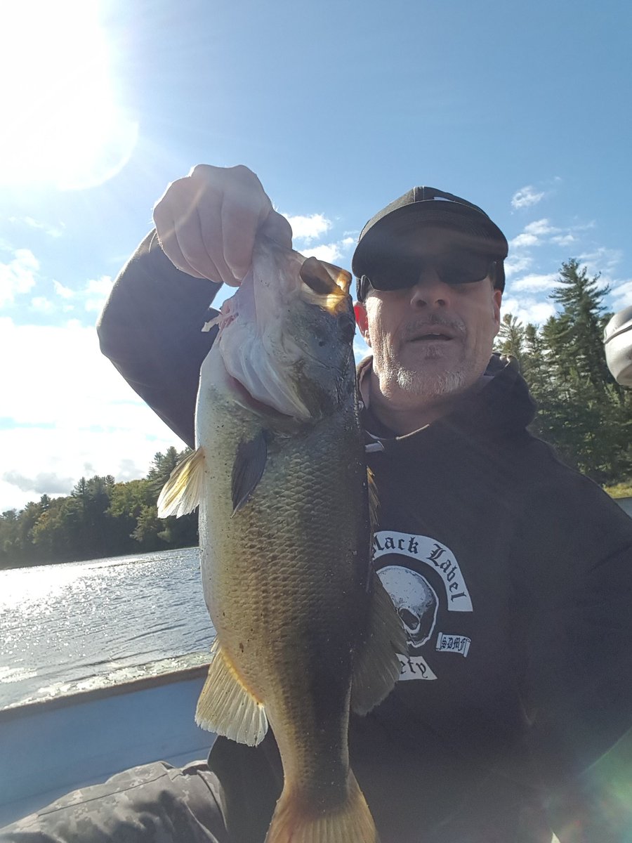 4.2 lbs on a <a href="/13fishing/">13fishing</a> fate black / creed gt combo today. #nh #makeyourownluck #livefreeordie #one3