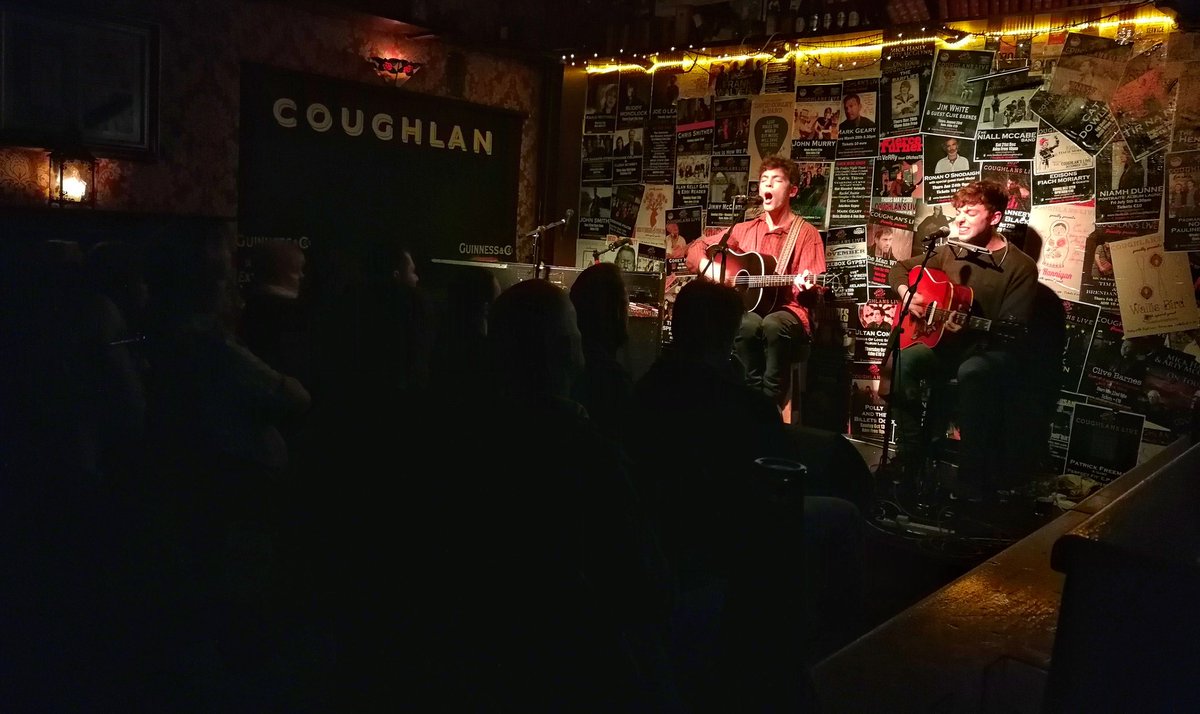 shanejhoran's tweet photo. @theocelotsmusic  opening for @MickFlannery. All part of the festivities of @CoughlansLive  fest 2018

 #clmf18 #purecork #Cork #notdublin 😜 #harmony https://t.co/XjwAtrSCBX
