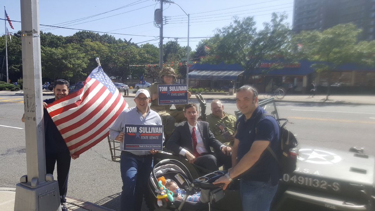 Sully4Assembly's tweet photo. Having a great day canvassing and meeting voters in #MaspethNY today. #SullyForSenate #Queens #NYC #NYSenate @QueensCountyGOP @cpnys @ReformNYState https://t.co/pao7B1KqCn