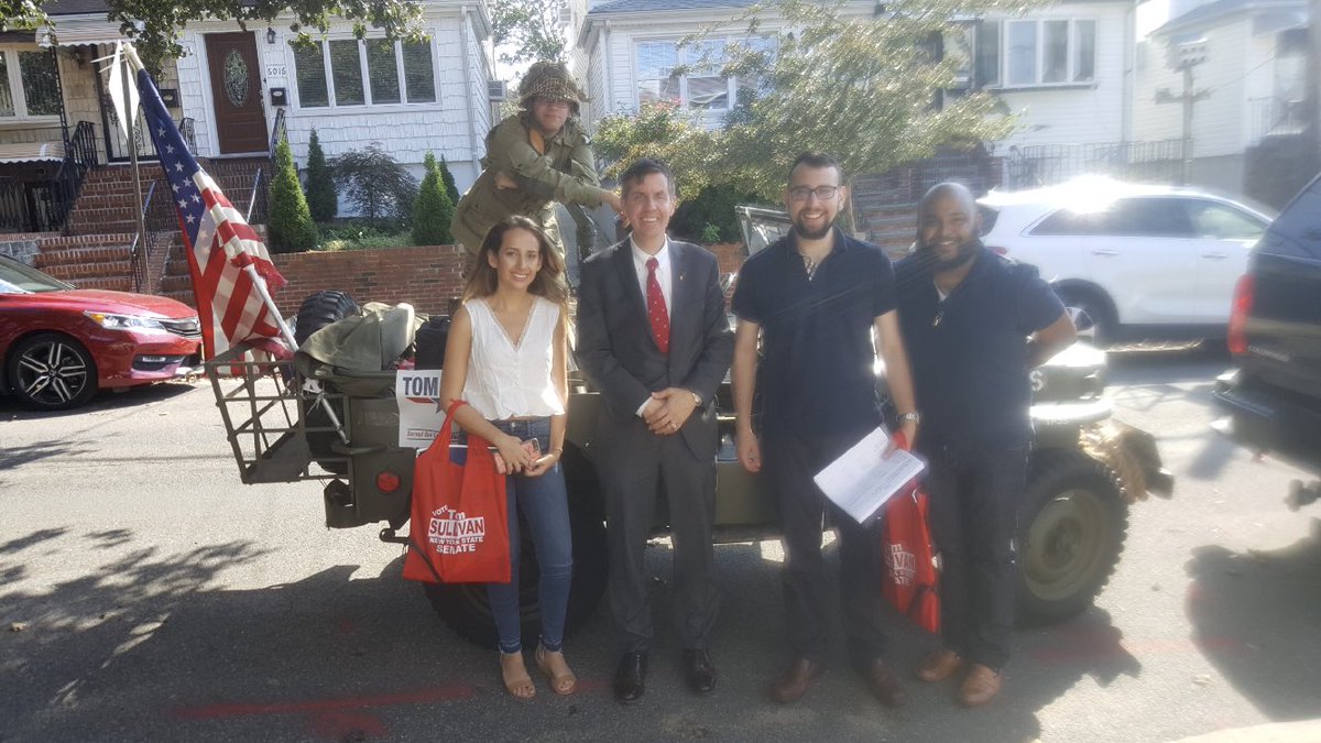 Sully4Assembly's tweet photo. Having a great day canvassing and meeting voters in #MaspethNY today. #SullyForSenate #Queens #NYC #NYSenate @QueensCountyGOP @cpnys @ReformNYState https://t.co/pao7B1KqCn