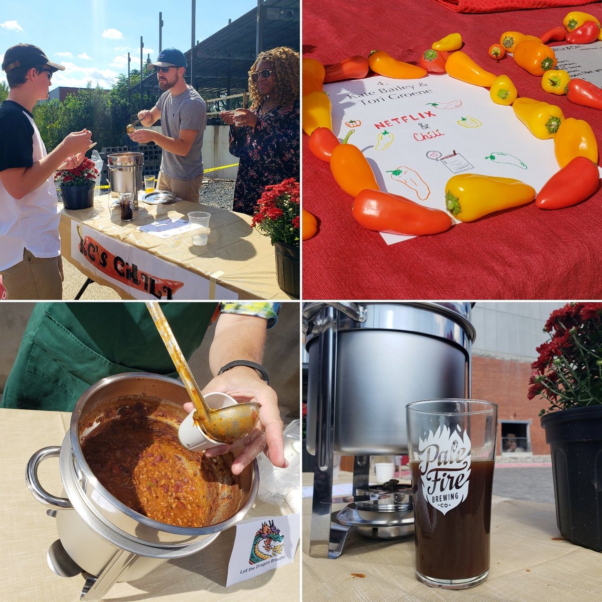 cparks351's tweet photo. Gorgeous afternoon for some chili, brews, and our neighbors for our inaugural Beans &amp; Brews Festival fundraiser. Thank you, Harrisonburg for all your support! @bohhrva  #buildcommunity #beabridgeofhope https://t.co/IkE5QRc8T9