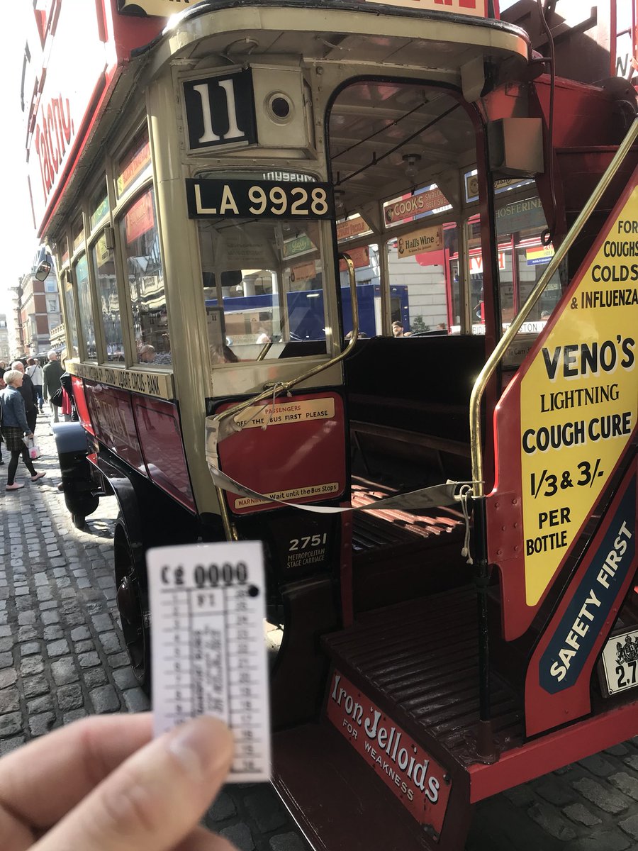 TomKingRail's tweet photo. A spectacularly interesting day finding out about these B-Type buses whilst being fortunate enough to have 4 examples to view. I also have a replica ticket to take home courtesy of @norwegiancheese who also clued me in about the B-Types. #4buses https://t.co/E6SsqDG6Gq