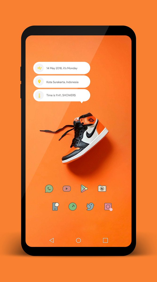 thegr8_8's tweet photo. @xdadevelopers One for all the sneakerhead out there.
#homescreensaturdays #androidsetup #onescreensetup #BASep29 https://t.co/Ohgavr7tj8