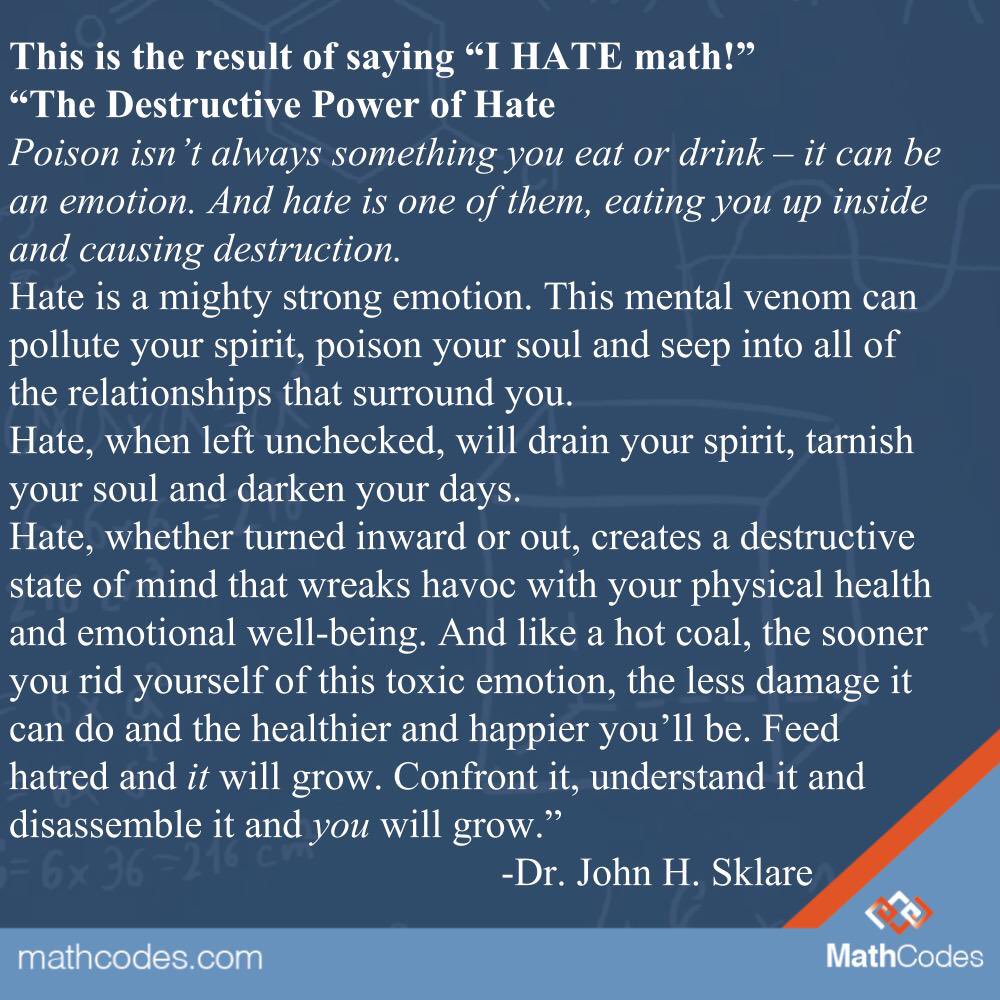 math_codes's tweet image. This is the result of saying "I HATE math!"
#kohilamathcodes #mathcodes #hatemath #parents #struggling #math #mathclass