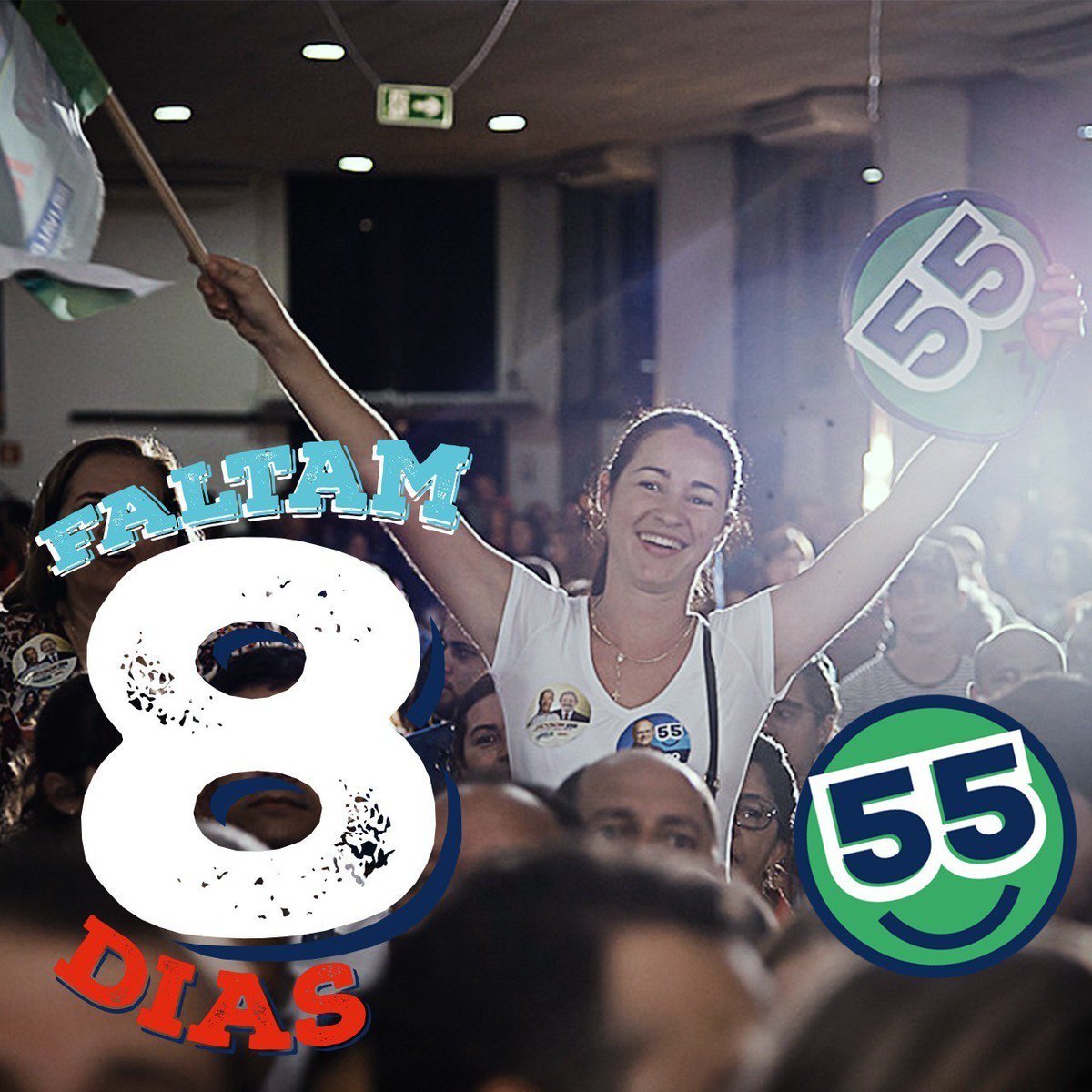 belivaldochagas's tweet photo. A contagem continua e o povo já decidiu! Faltam 8 dias pra votar no 55! #BelivaldoGovernador #ChegouPraResolver #Belivaldo55 #PraSergipeAvançar https://t.co/ncQNn6v4nE